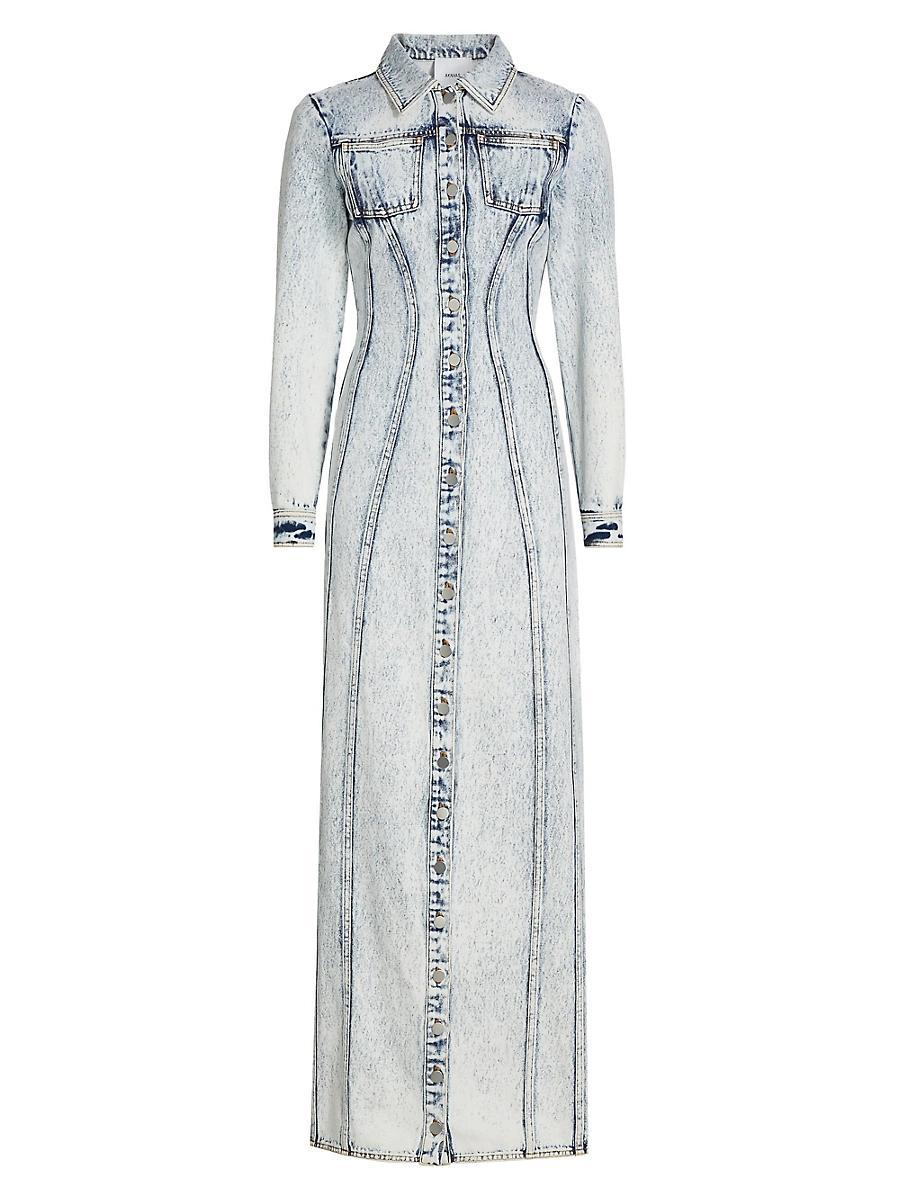 Womens Mercer Denim Maxi Shirtdress Product Image