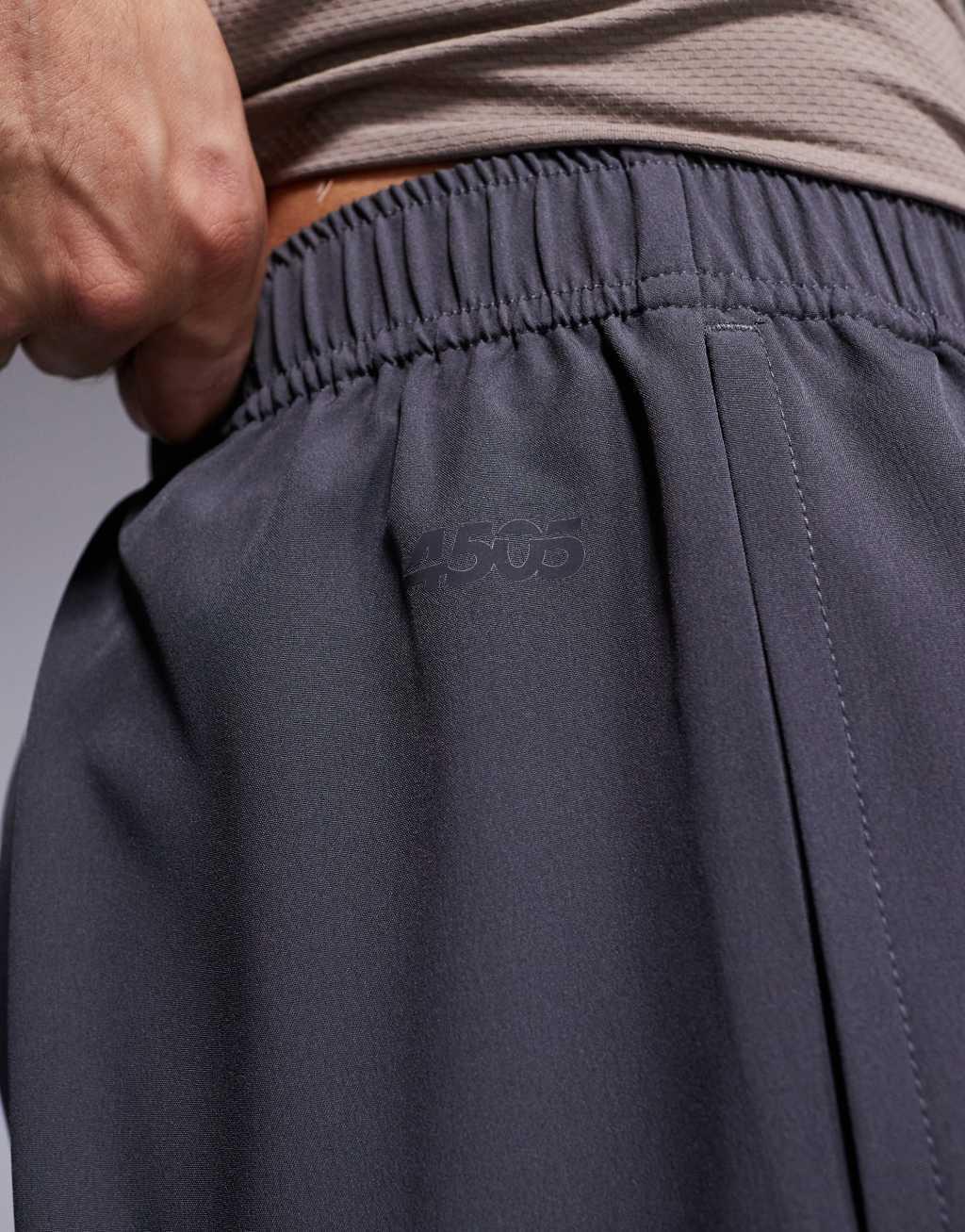 ASOS 4505 Icon 7-inch quick dry training cargo shorts in charcoal Product Image