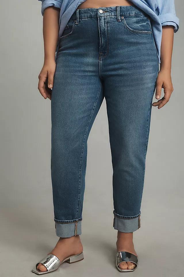Good American Weekender High-Rise Relaxed Cuff Jeans Product Image