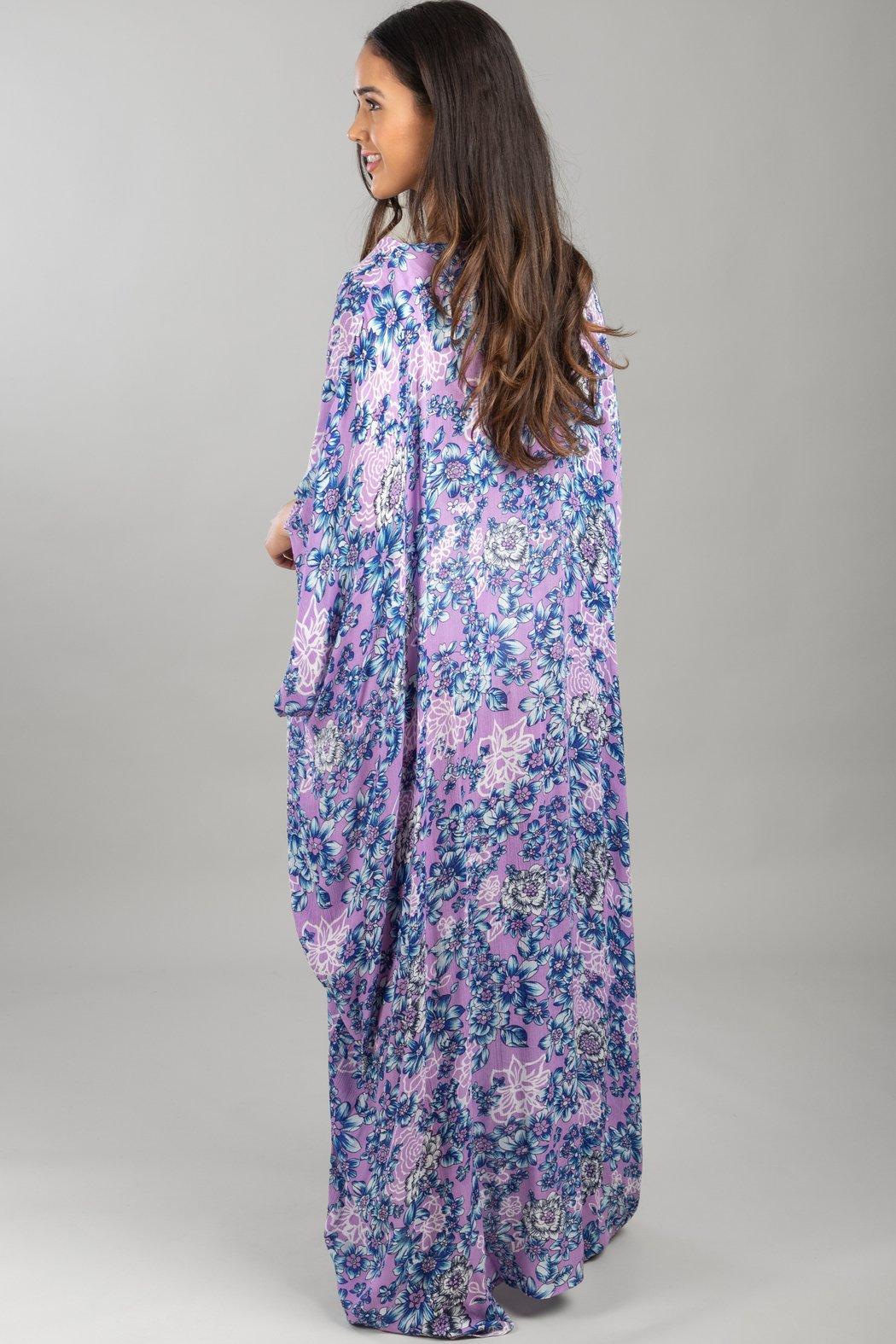 Floral Kaftan Maxi Dress Product Image