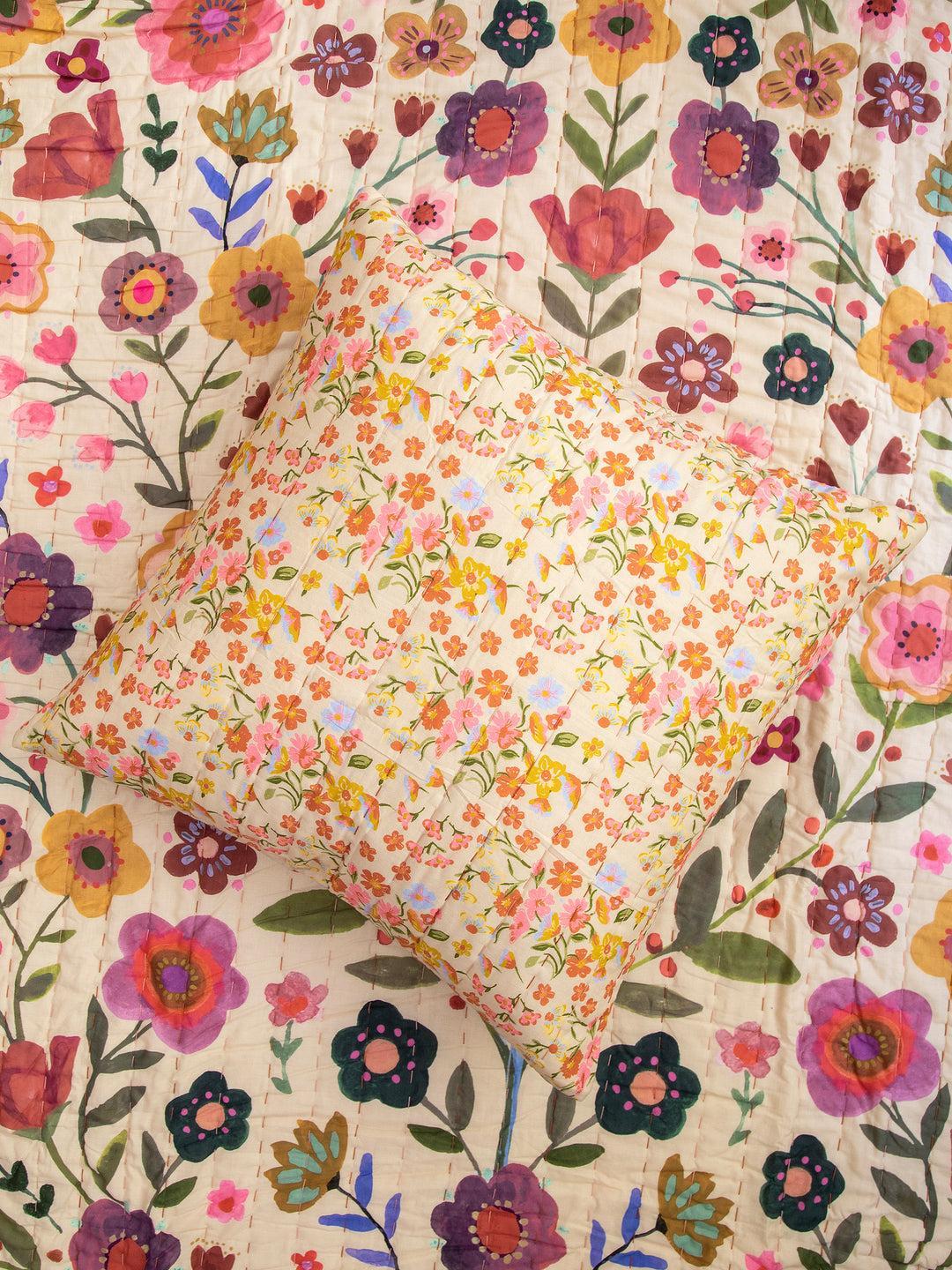 Bungalow Reversible Cotton Euro Sham Product Image