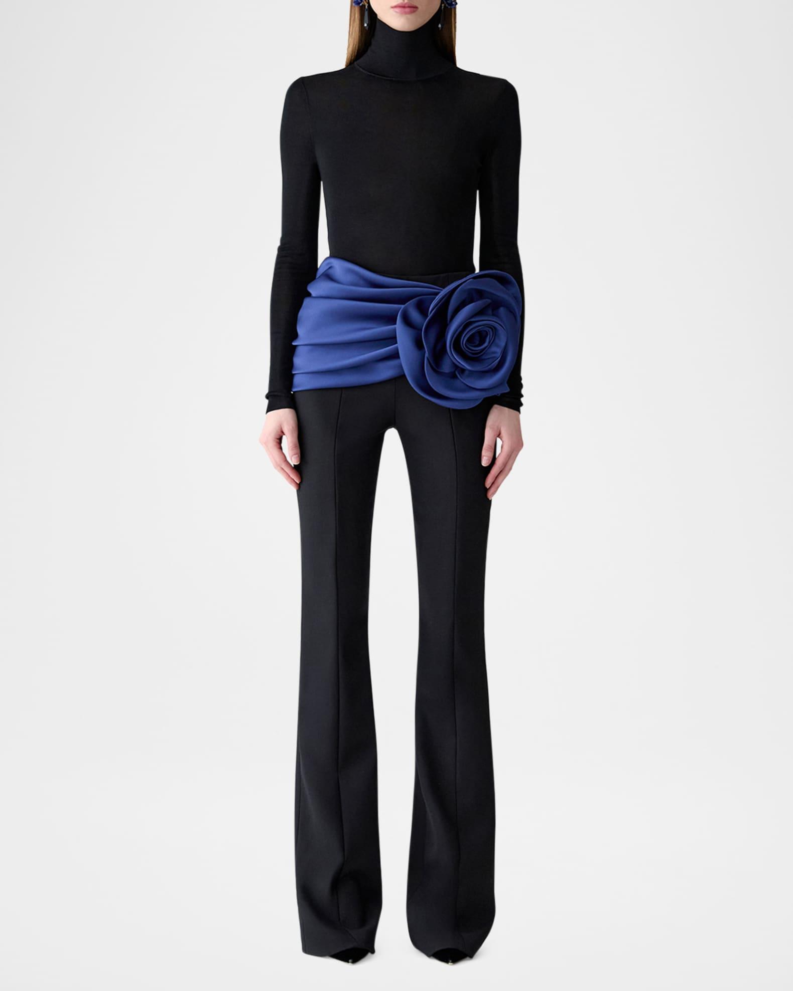 Sheer Turtleneck Sweater Product Image