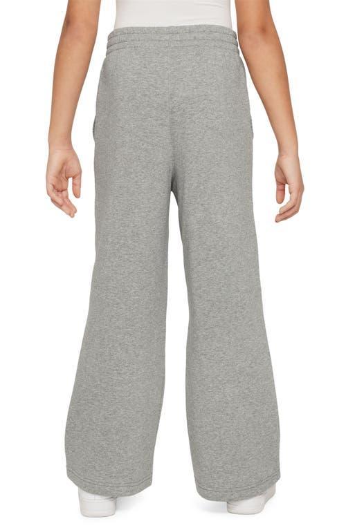 Girls 7-16 Nike Sportswear Club Fleece Wide-Leg Pants, Girl's, Size: Large, Pink Product Image