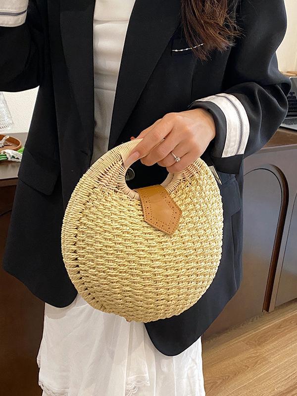 Geometric Woven Handbags Product Image