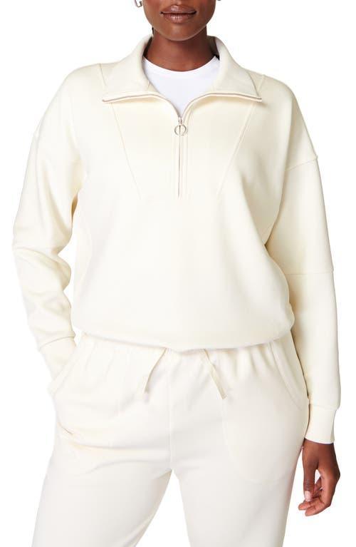 Sweaty Betty Sand Wash Funnel Neck Half Zip Sweatshirt Product Image
