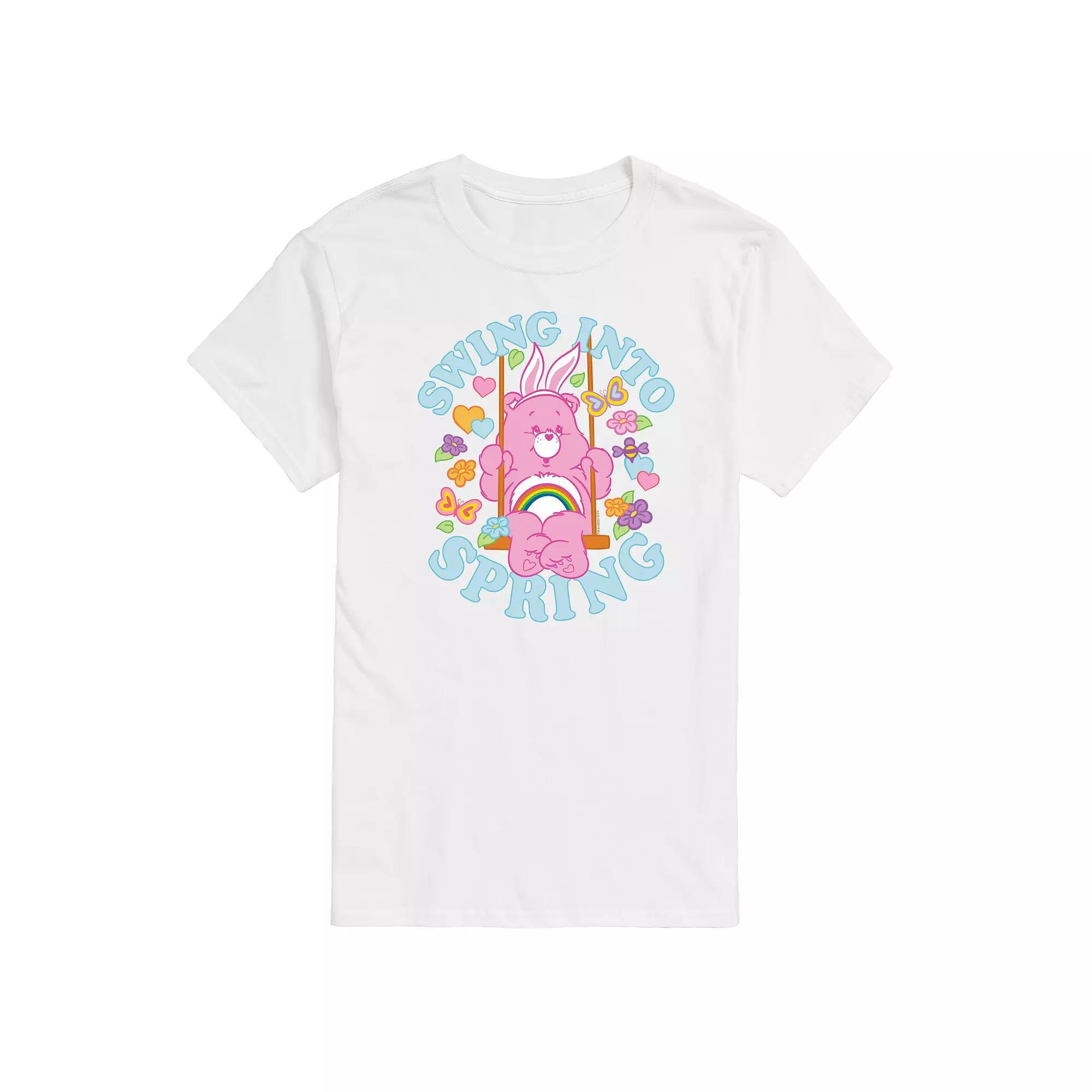 Mens Care Bears Swing Into Spring Graphic Tee Product Image