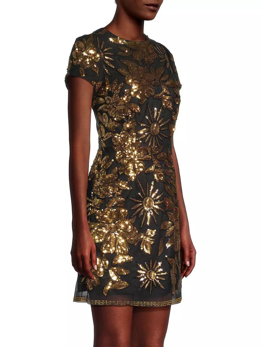 Kyla Sequined Minidress Product Image
