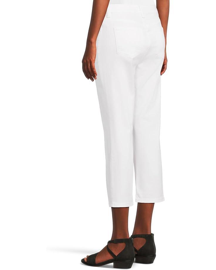 Hannah Crop Flare Jean 25.5in Inseam in White Product Image