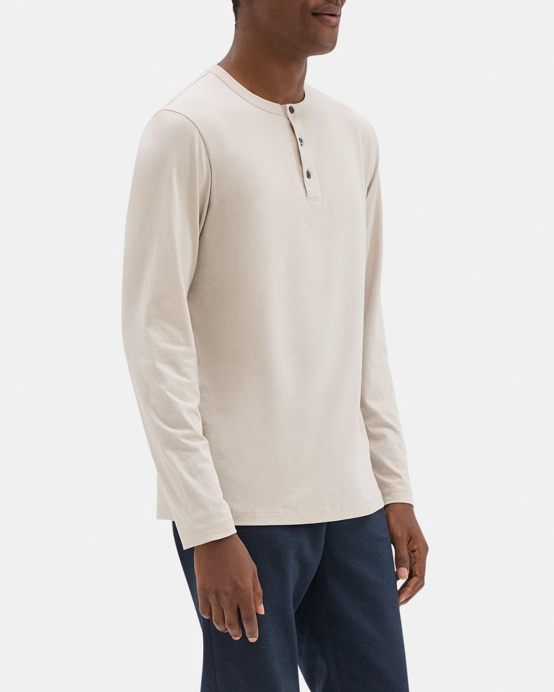 Essential Henley Shirt in Organic Cotton Product Image