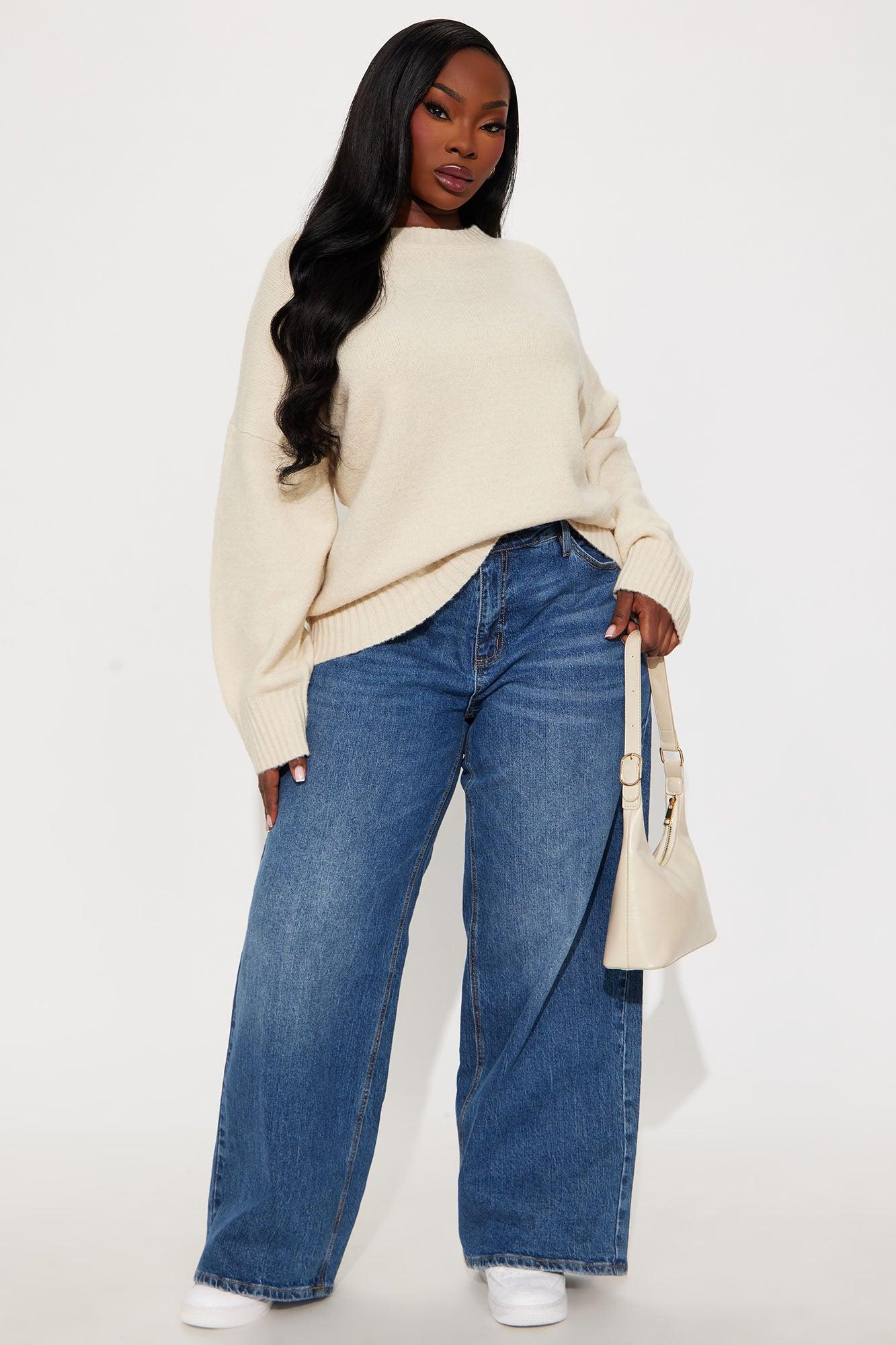 On Wednesdays Pullover Sweater - Cream Product Image