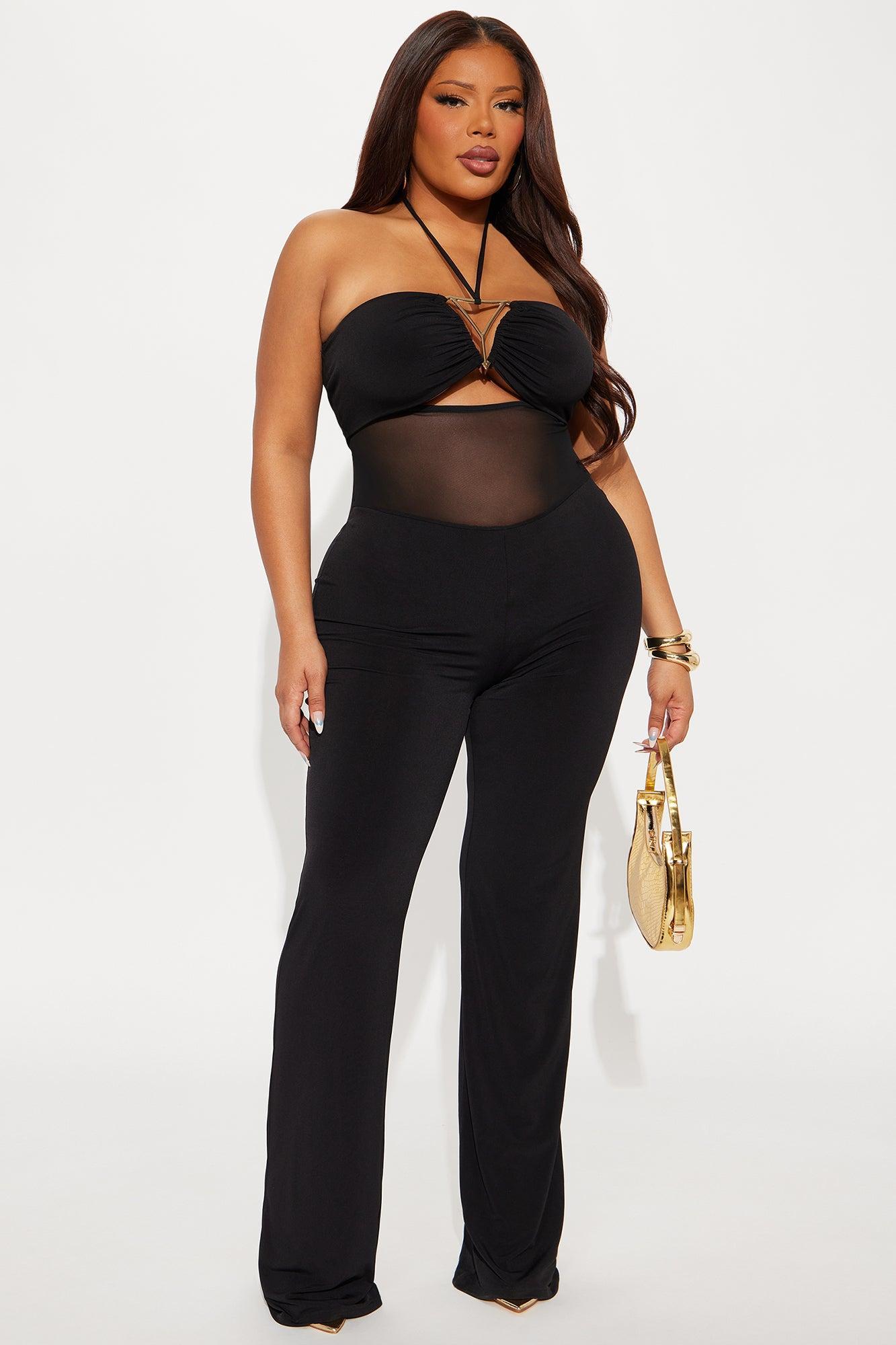 Feeling Myself Jumpsuit - Black Product Image