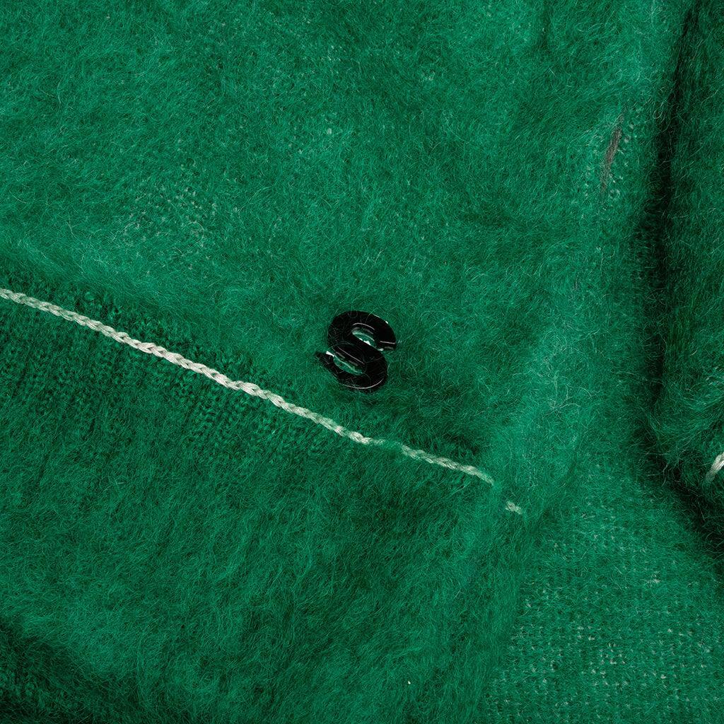 Mohair Knit Pullover - Green Male Product Image