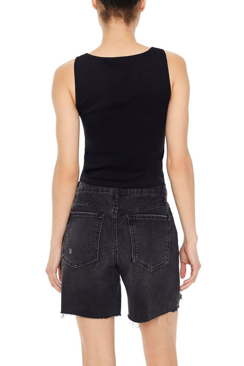 Cutout Tie-Front Tank Top | Forever 21 Product Image