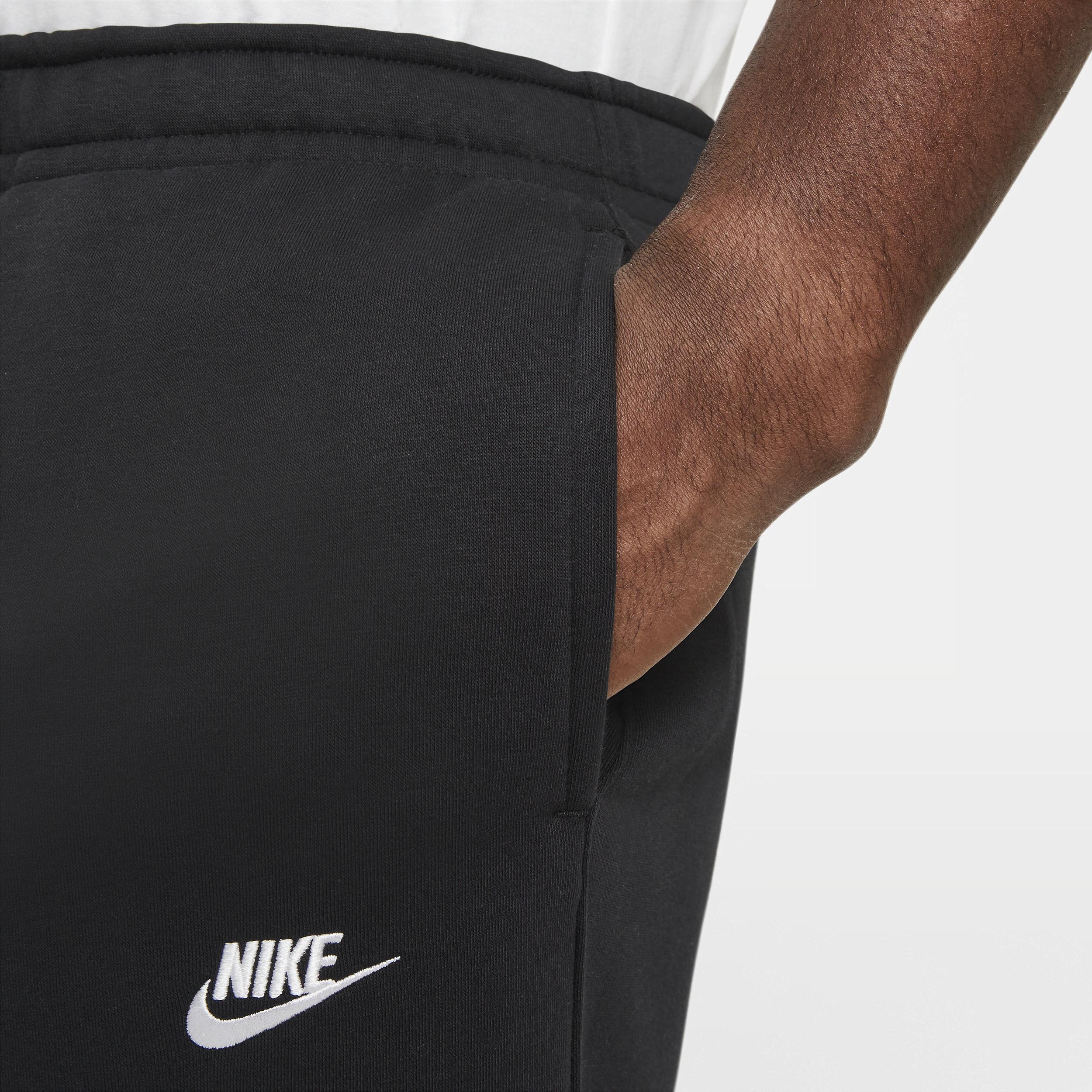 Men's Nike Sportswear Club Fleece Pants, Size: Medium, Black White Product Image