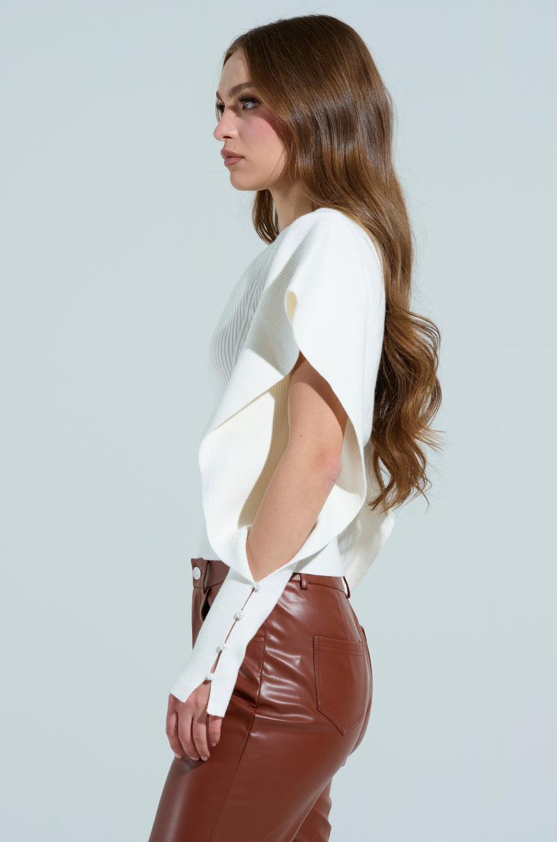 CLARISSA OPEN SLEEVE SWEATER Product Image