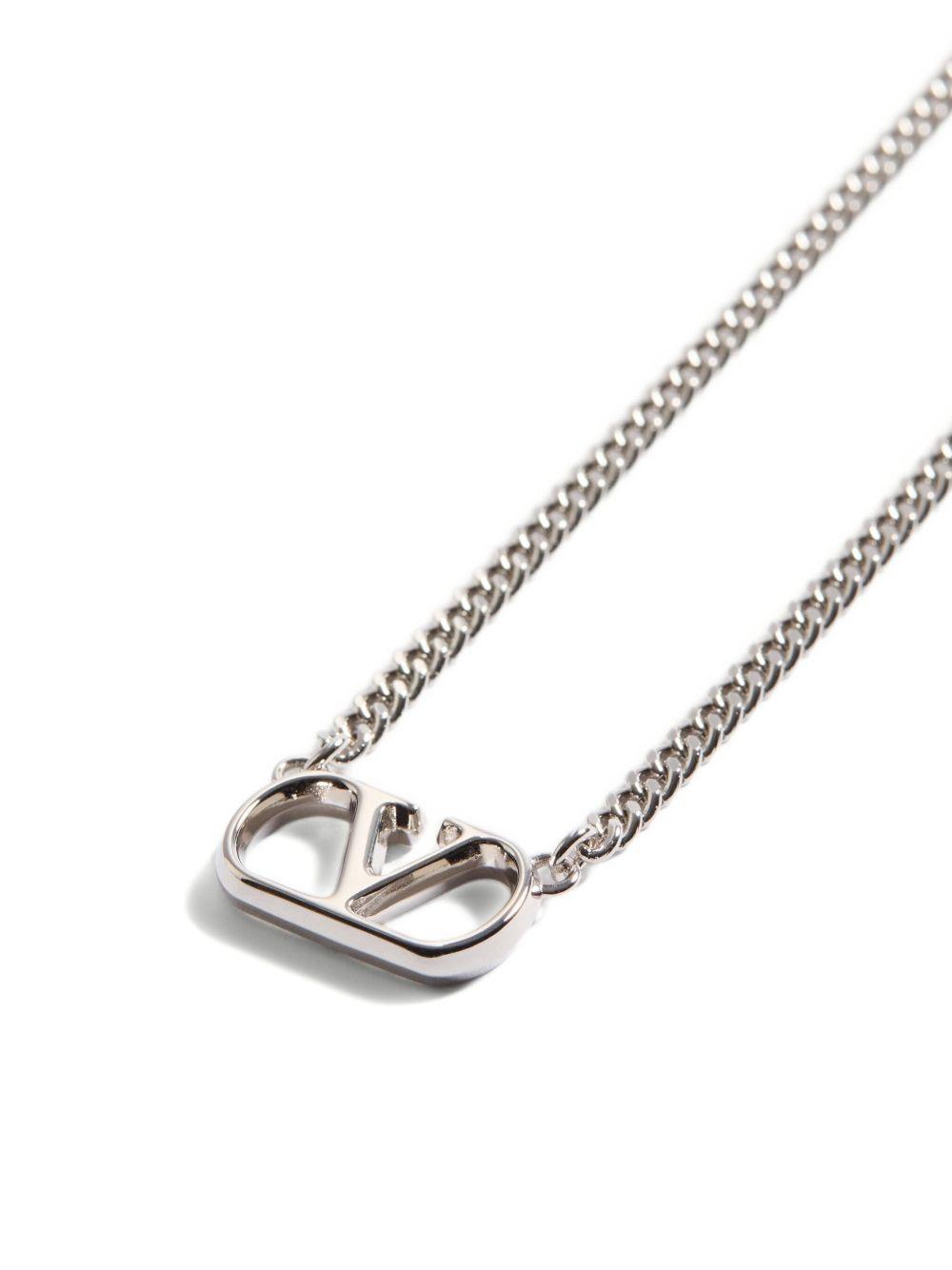 logo-plaque necklace  Product Image