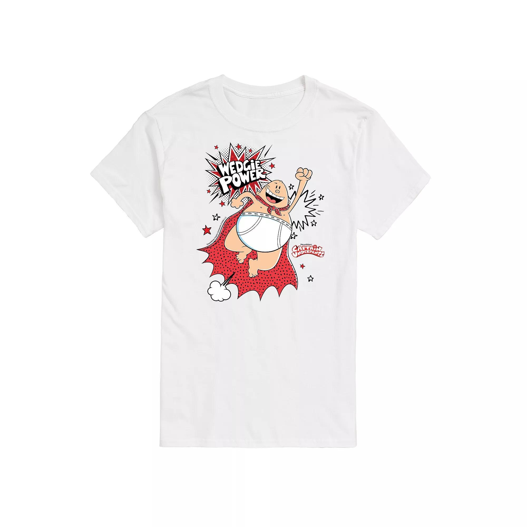 Big & Tall Captain Underpants Wedgie Power Graphic Tee, Mens Product Image