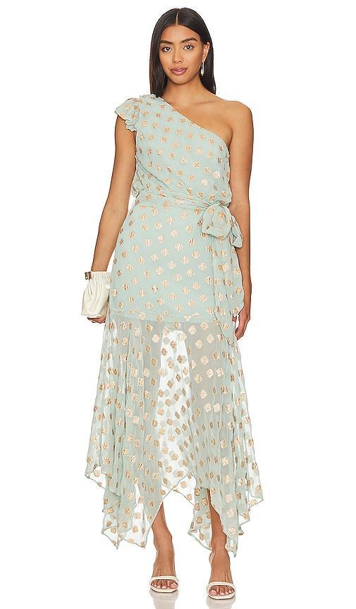 x REVOLVE Letizia Metallic Midi Dress Karina Grimaldi Product Image
