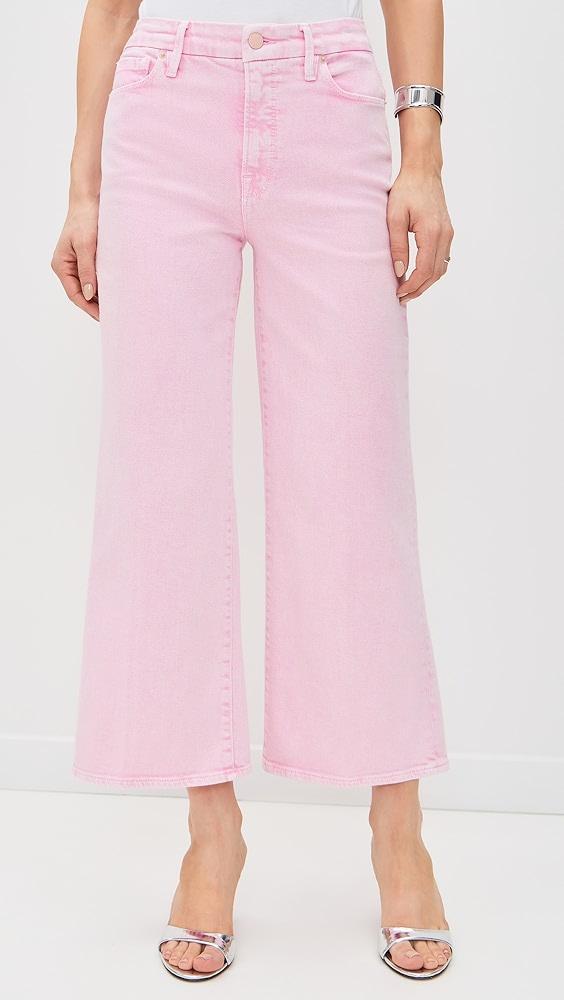 Good American Good Waist Cropped Palazzo Jeans | Shopbop Product Image