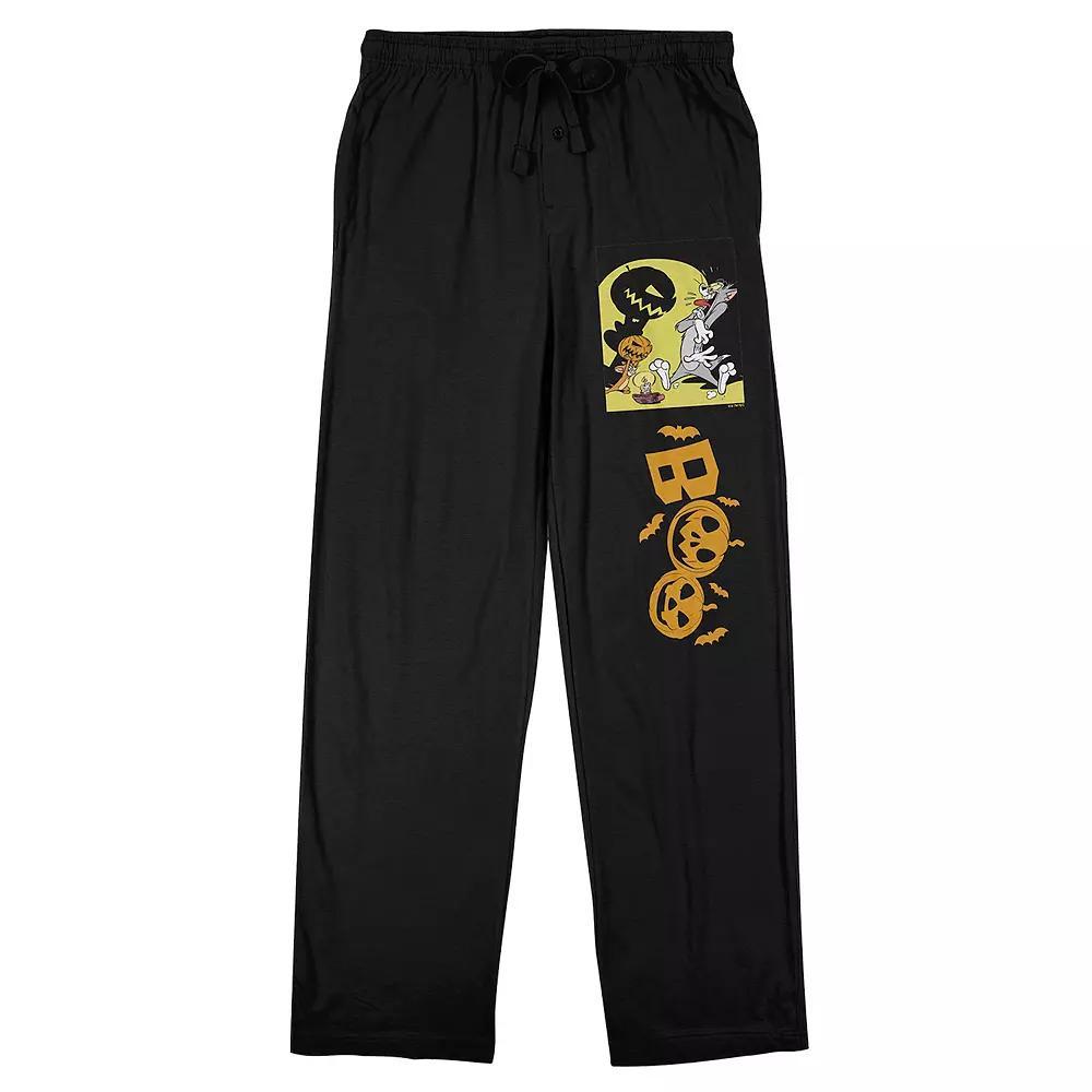 Men's Tom and Jerry Halloween Pajama Pants, Size: XXL, Black Product Image