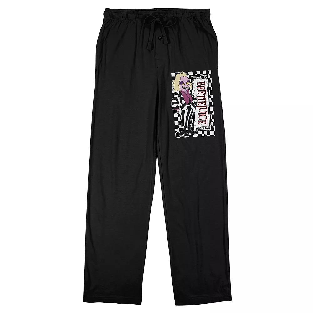 Men's Beetlejuice Animated Pajama Pants, Size: XXL, Black Product Image