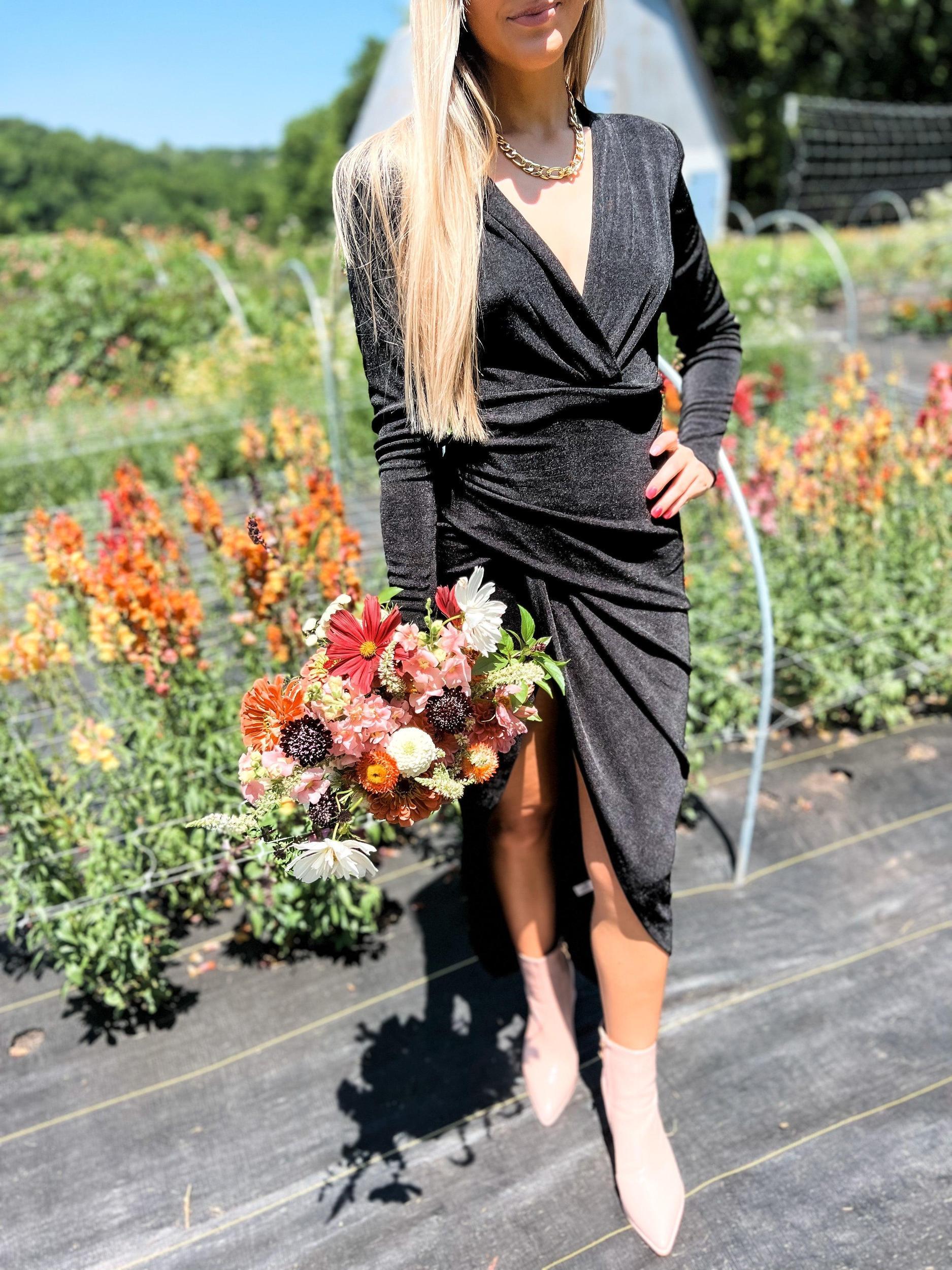 Slinky Slink Asymmetrical Dress Product Image