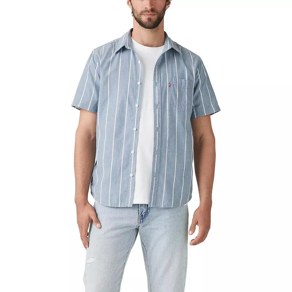 Men's Levi's® Classic Fit Button Down Short Sleeve Shirt, Size: Small, Hampton Bay Product Image