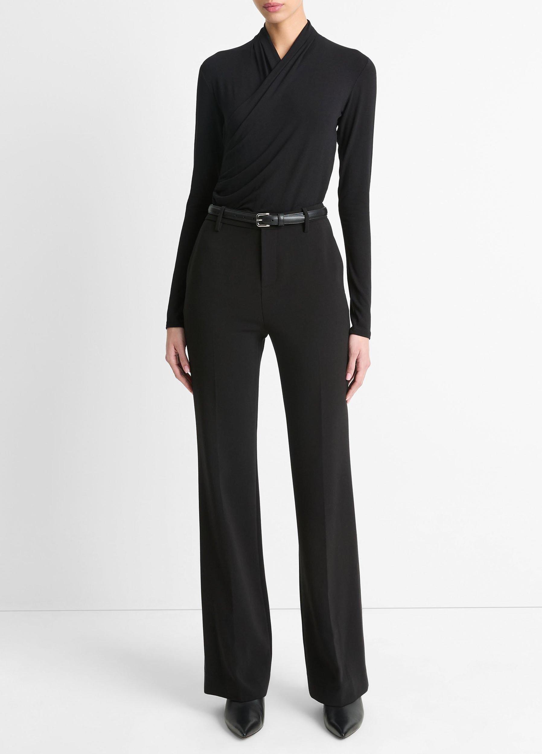 Womens Fixed Wrap Long-Sleeve Top Vince Product Image