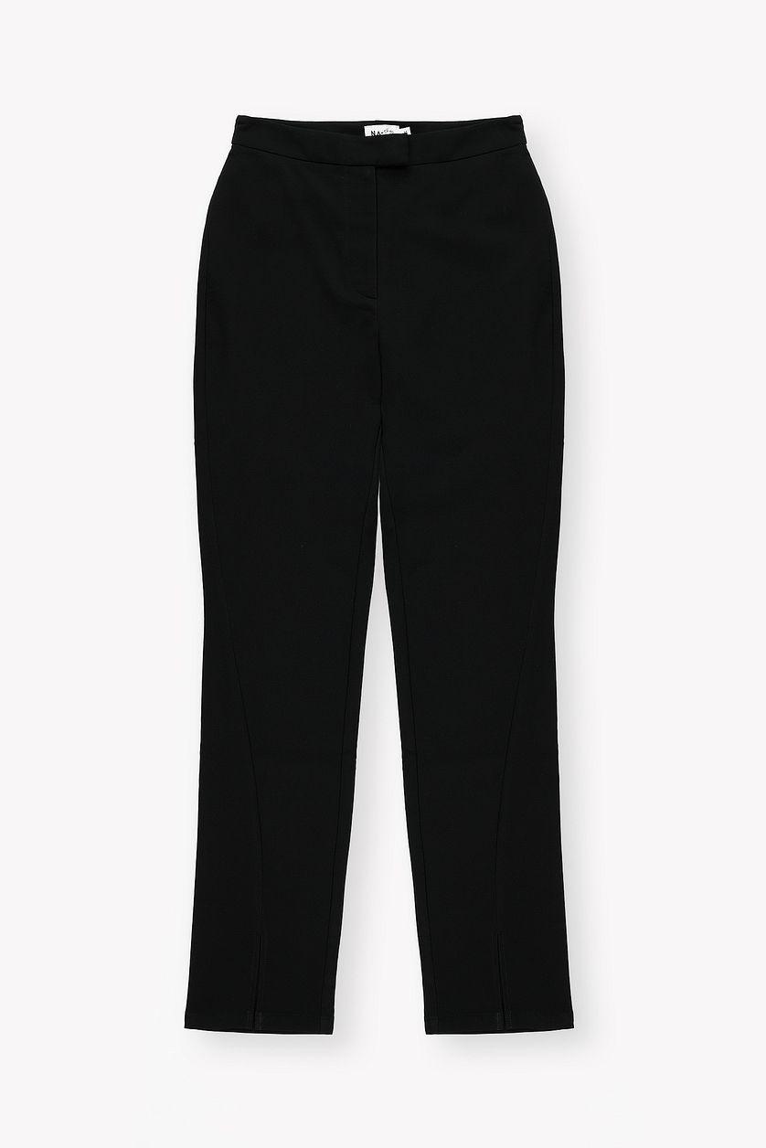 Front Slit Suit Pants Product Image