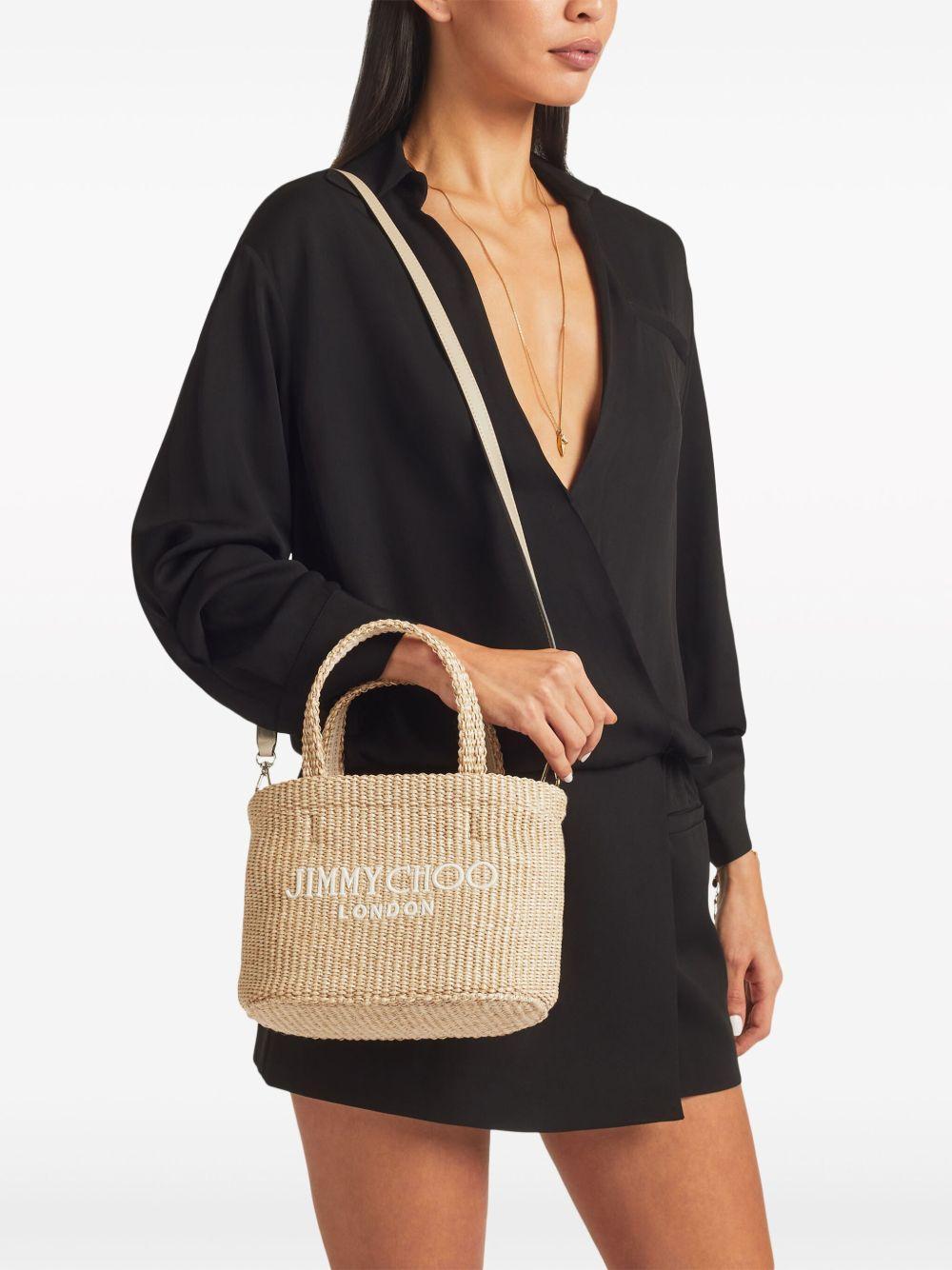mini logo-embroidered beach bag Product Image