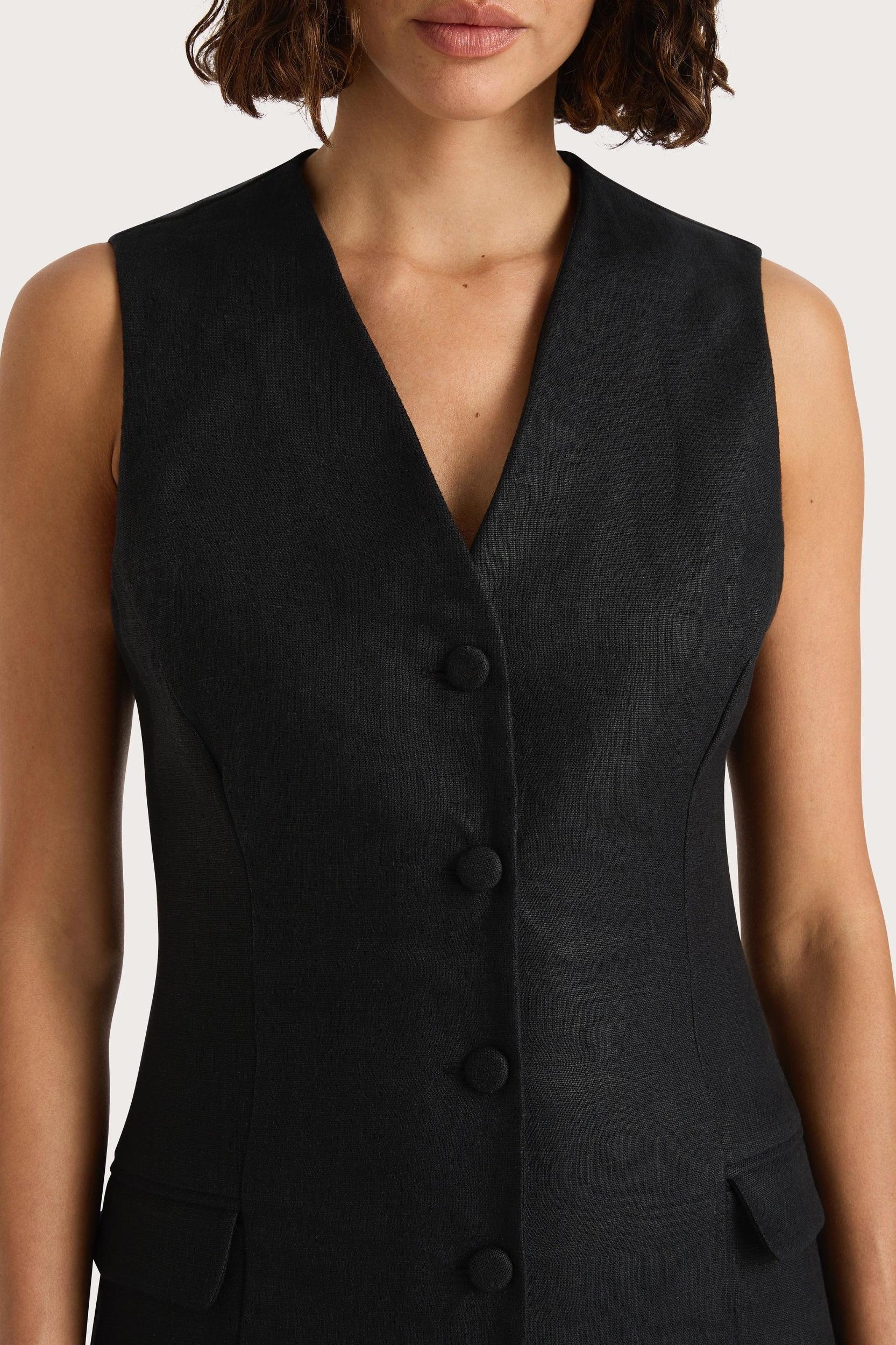 Womens Sailor Collar Dress in Knit with 4G Liquid Details Product Image