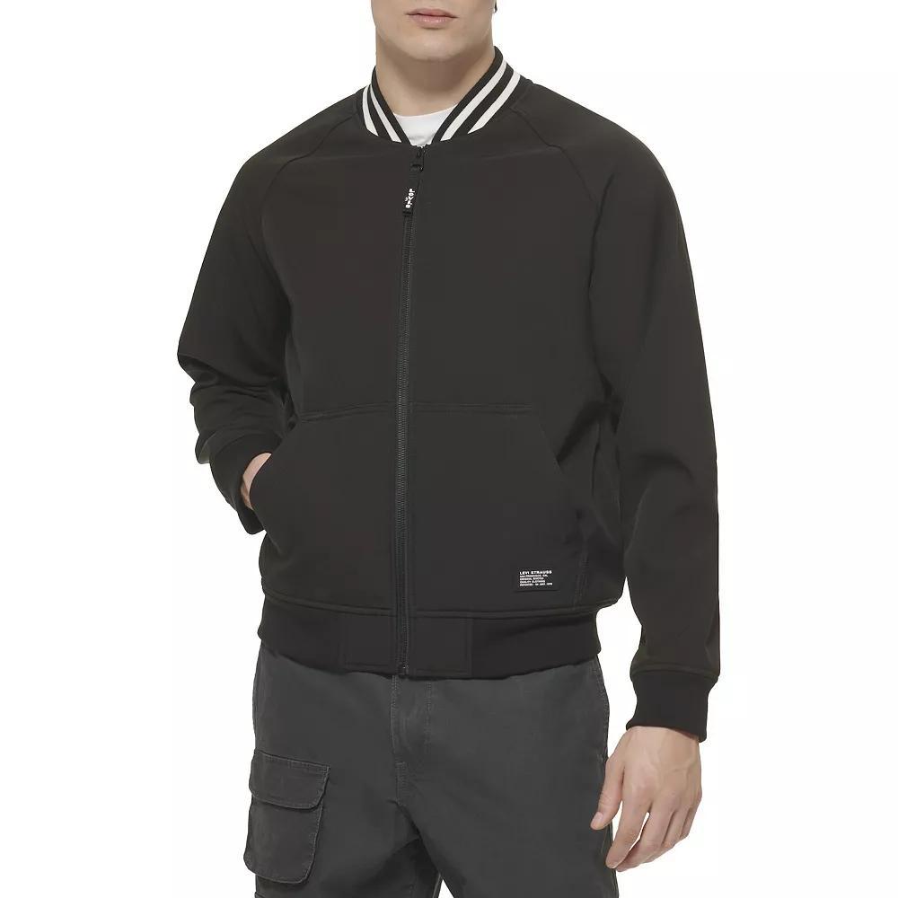 Men's Levi's® Softshell Flight Bomber Jacket, Size: Medium, Black Product Image