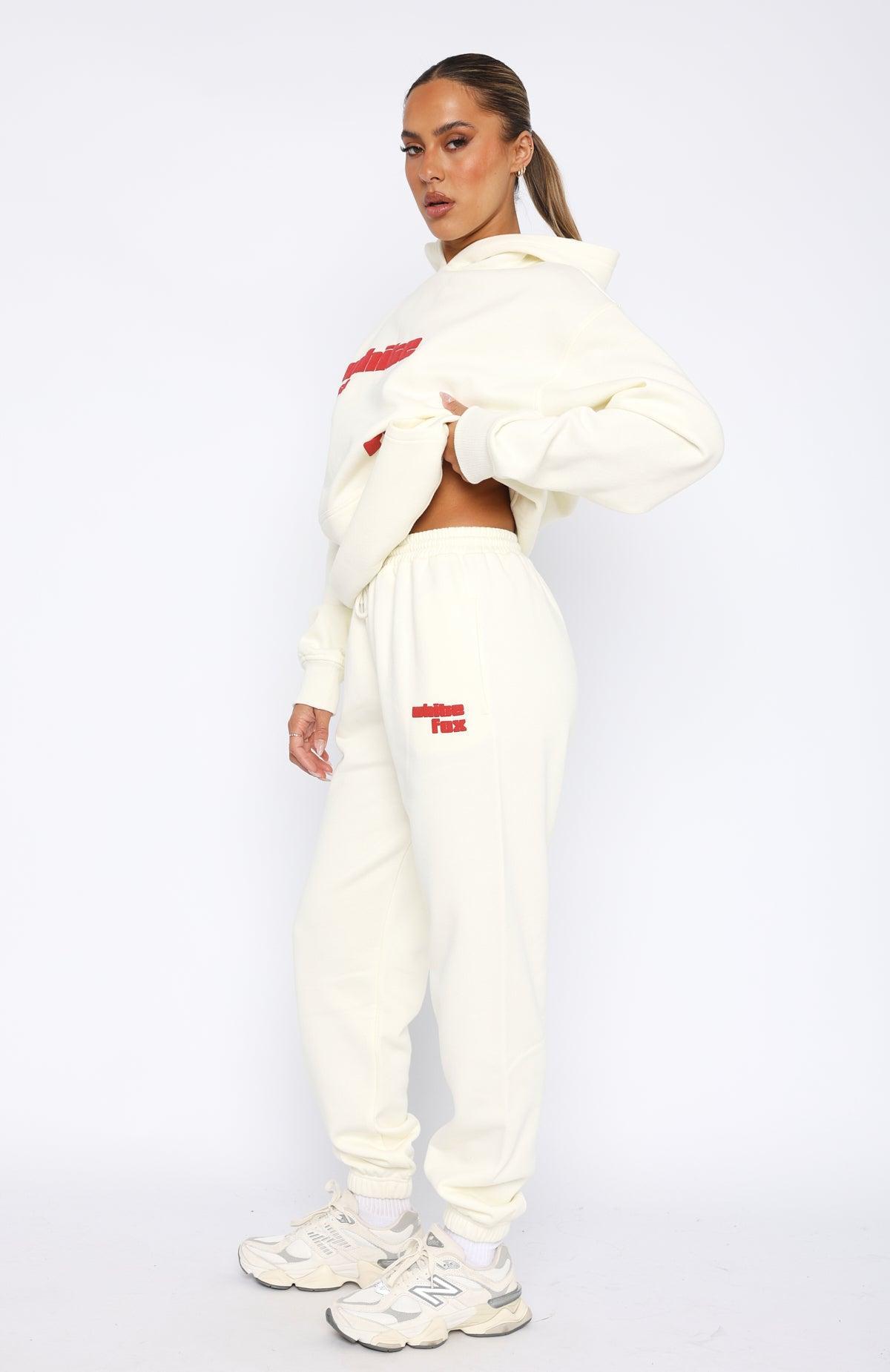 Meet At Our Spot Sweatpants Cream Product Image
