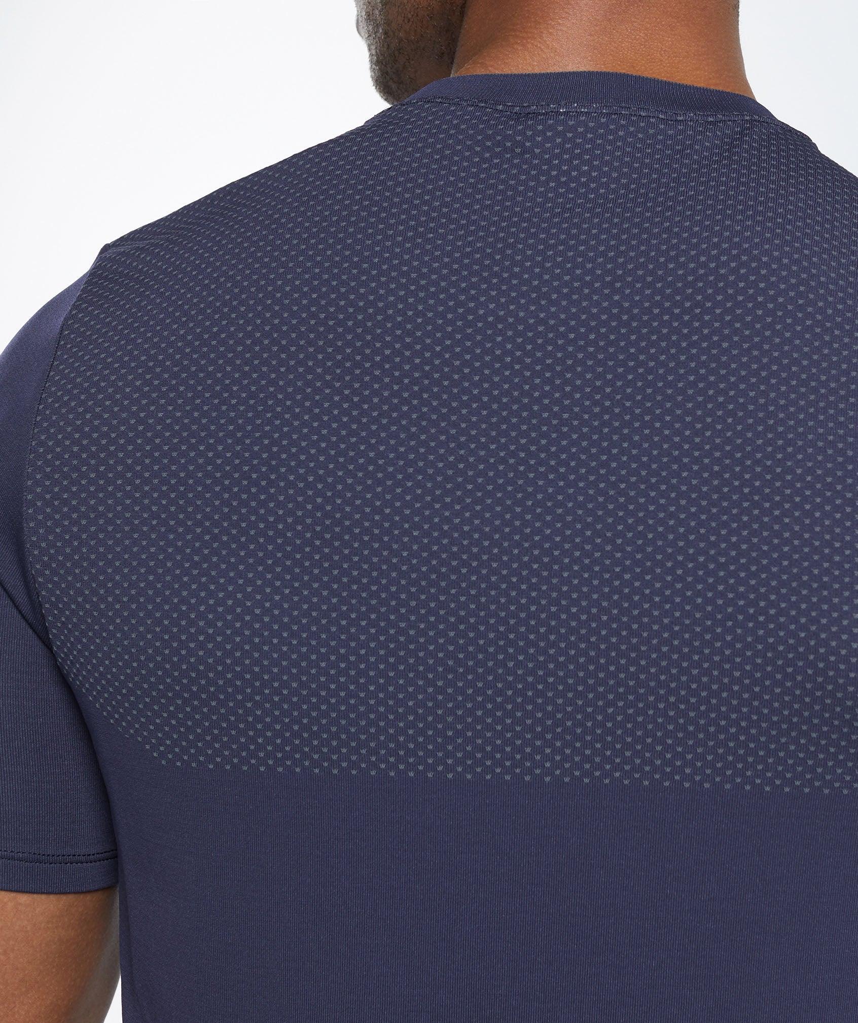 Gymshark Vital Seamless T-Shirt - Navy/Light Grey Male Product Image