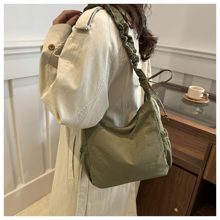 Plain Nylon Crossbody Bag Product Image