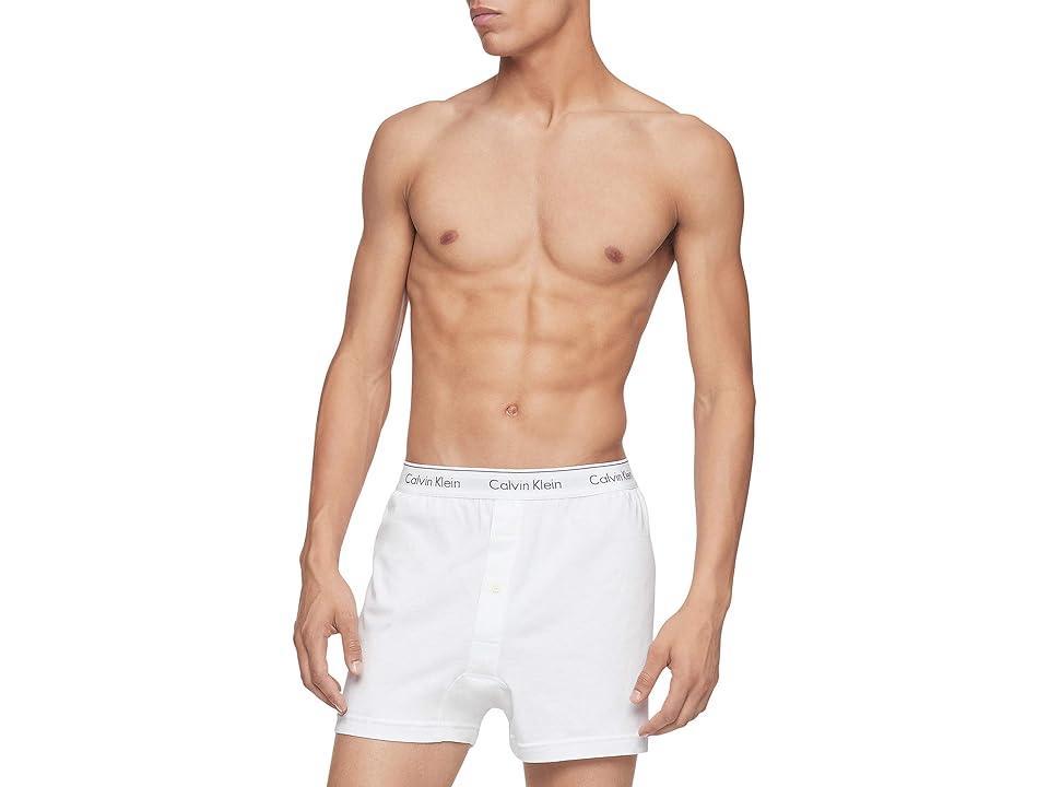 Men's Calvin Klein 3-pack Cotton Classics Woven Boxers, Size: Small, Black Patterned Product Image