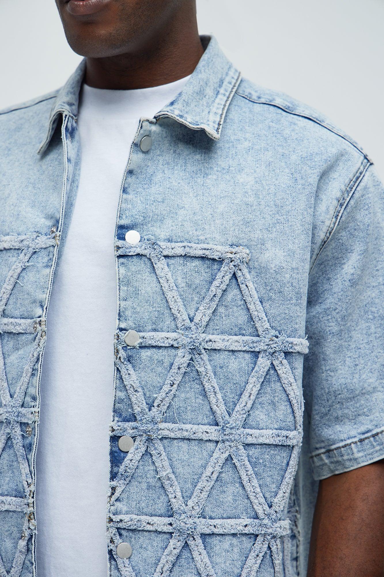 Interstellar Denim Shirt - Light Wash Product Image