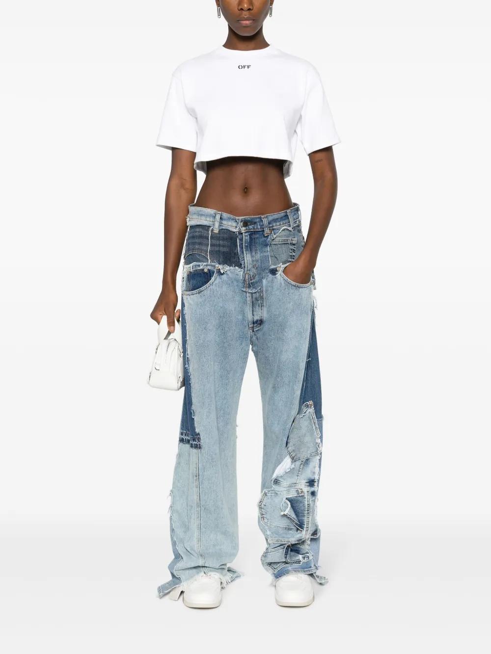 Off-Stamp cropped T-shirt Product Image