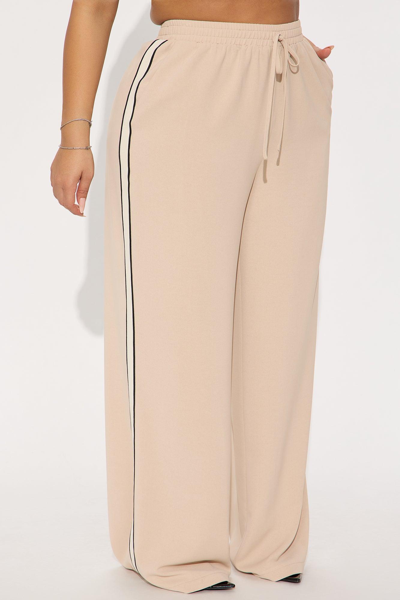 Nancy Track Trouser Pant - Tan Product Image