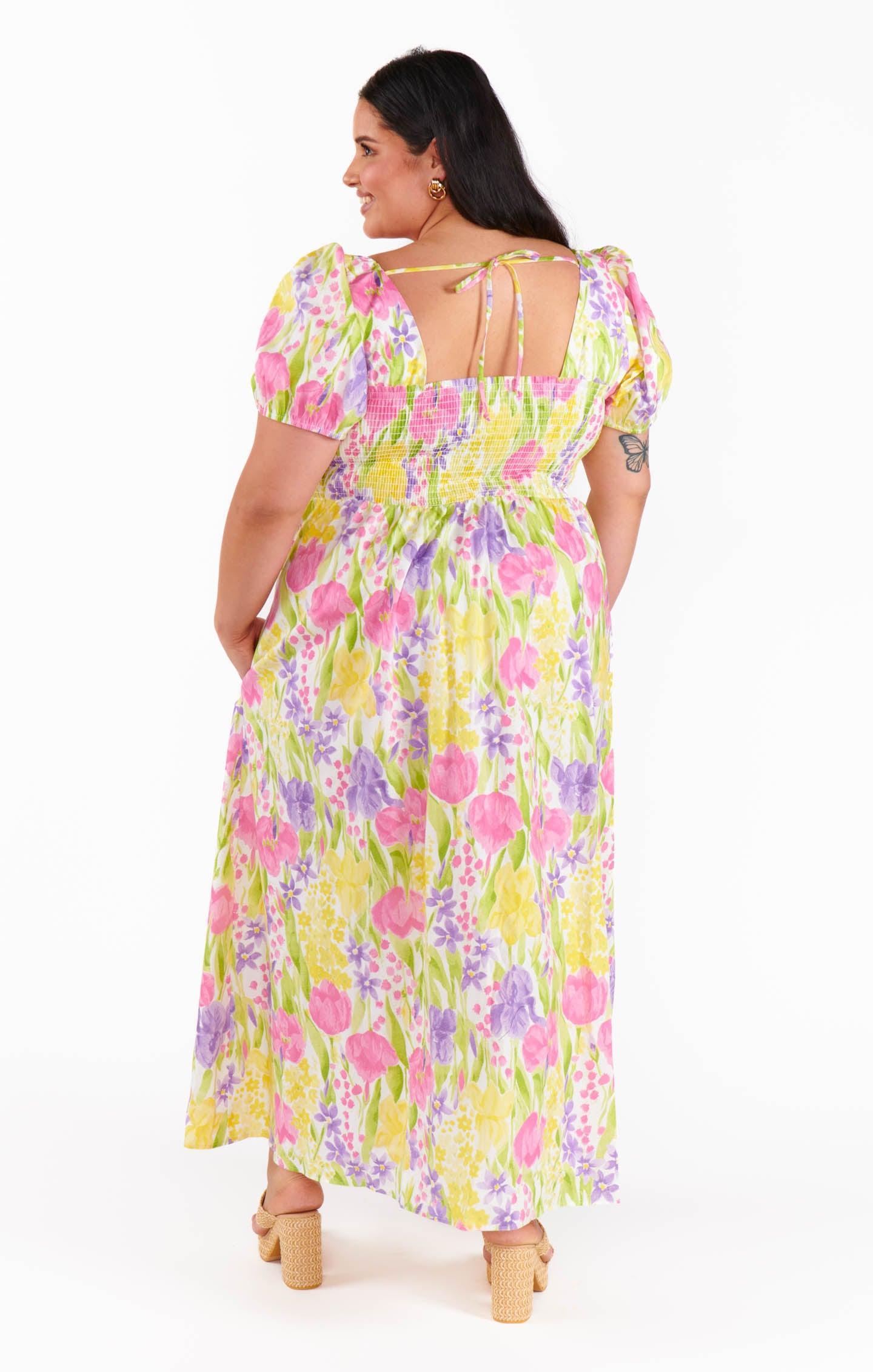 Smitten Midi Dress ~ Blooming Tulips Product Image