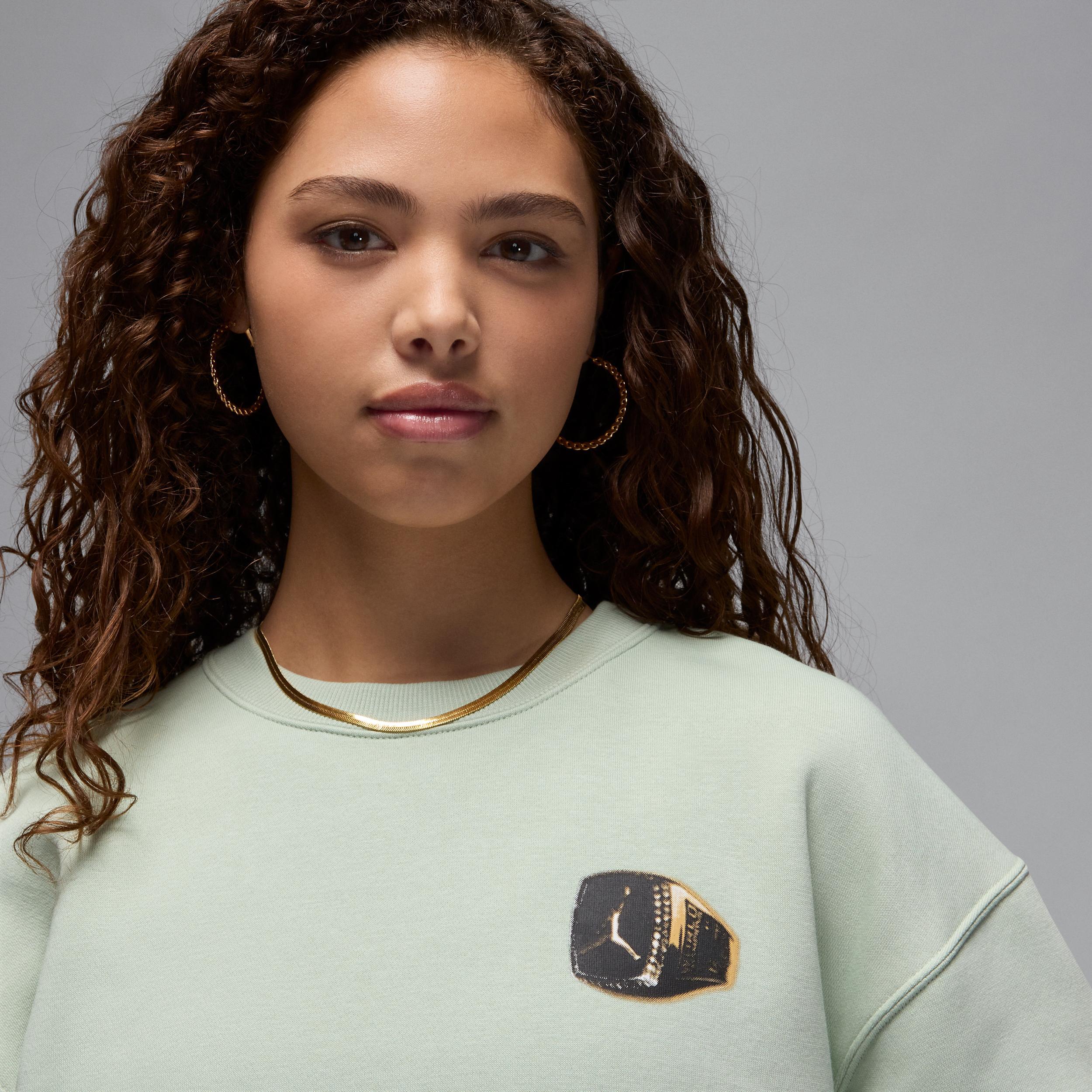 Women's Jordan Brooklyn Fleece Crew-Neck Sweatshirt Product Image