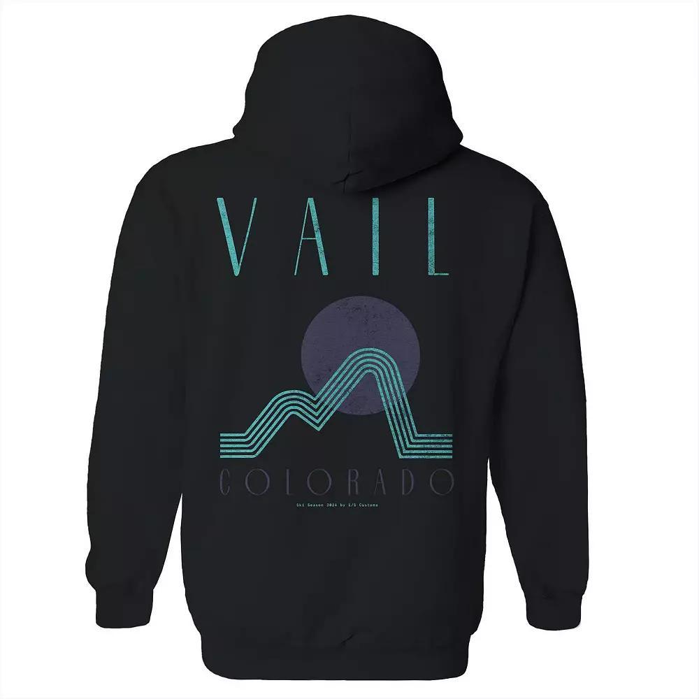 Men's Vail Black Graphic Hoodie, Size: Small Product Image
