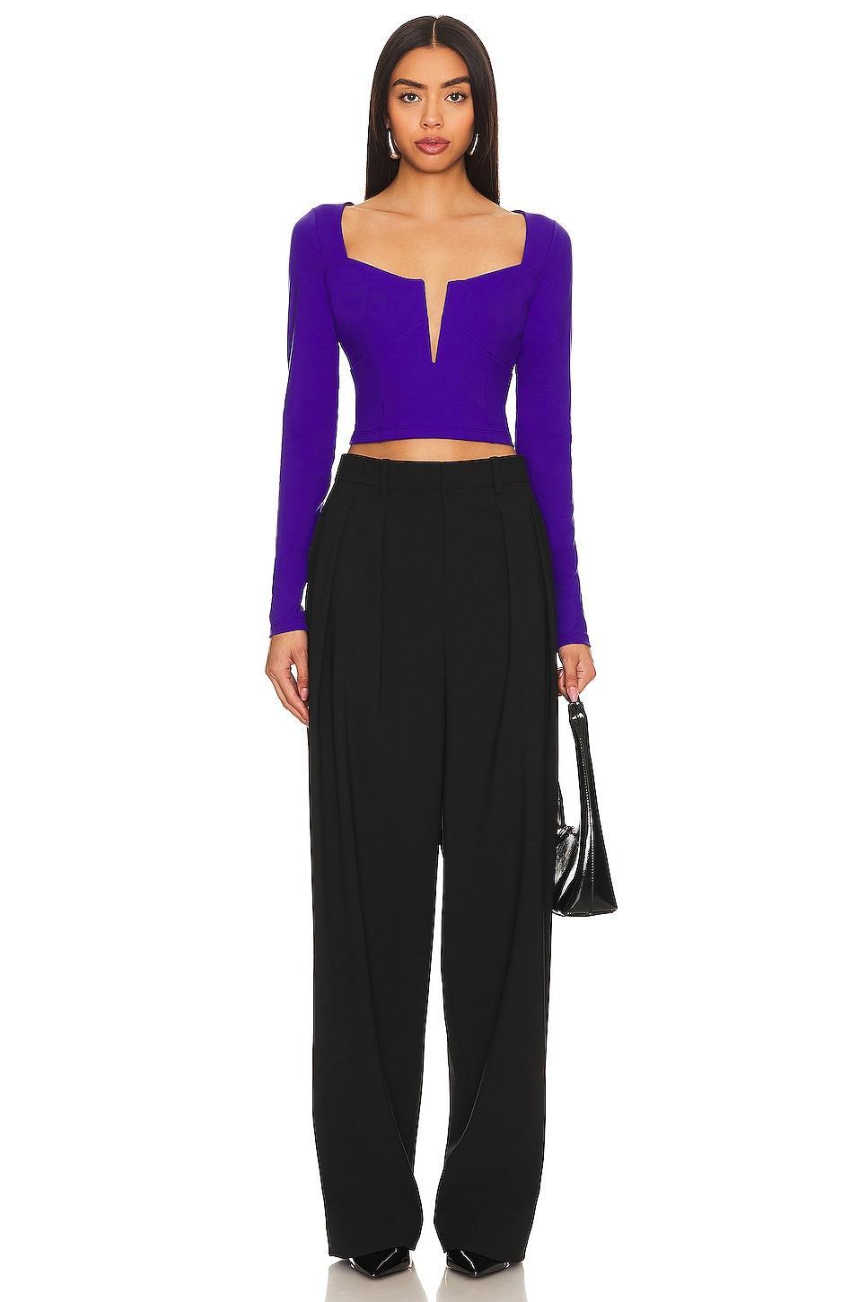 Corset Long Sleeve Top Susana Monaco Product Image