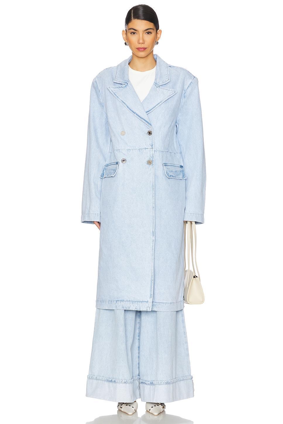 Denim Blazer Jacket WeWoreWhat Product Image
