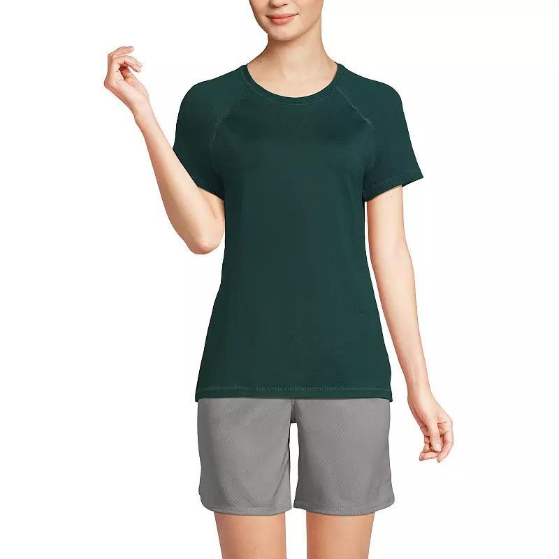 Womens Lands End School Uniform Short Sleeve Active Tee Product Image