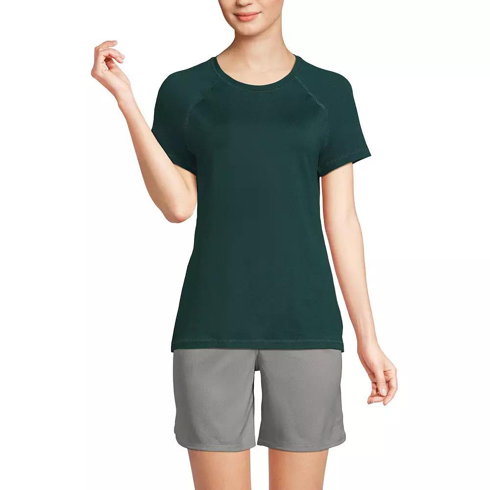 Womens Lands End School Uniform Short Sleeve Active Tee Product Image