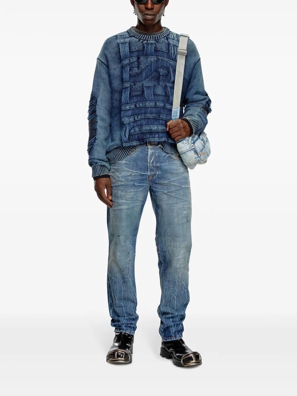 faded effect knitted jumper Product Image