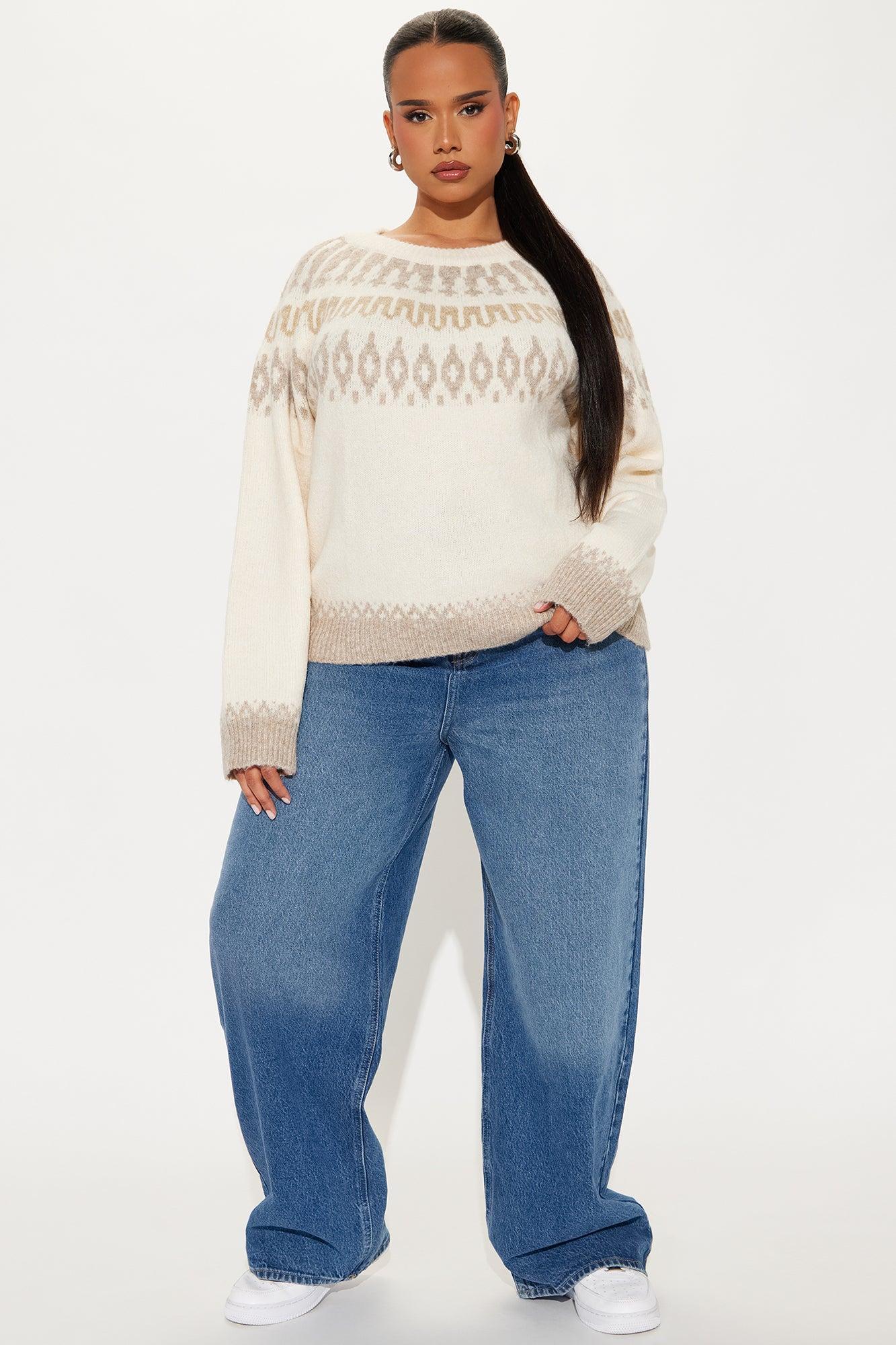 Aspen Winter Fair Isle Sweater - Ivory/combo Product Image