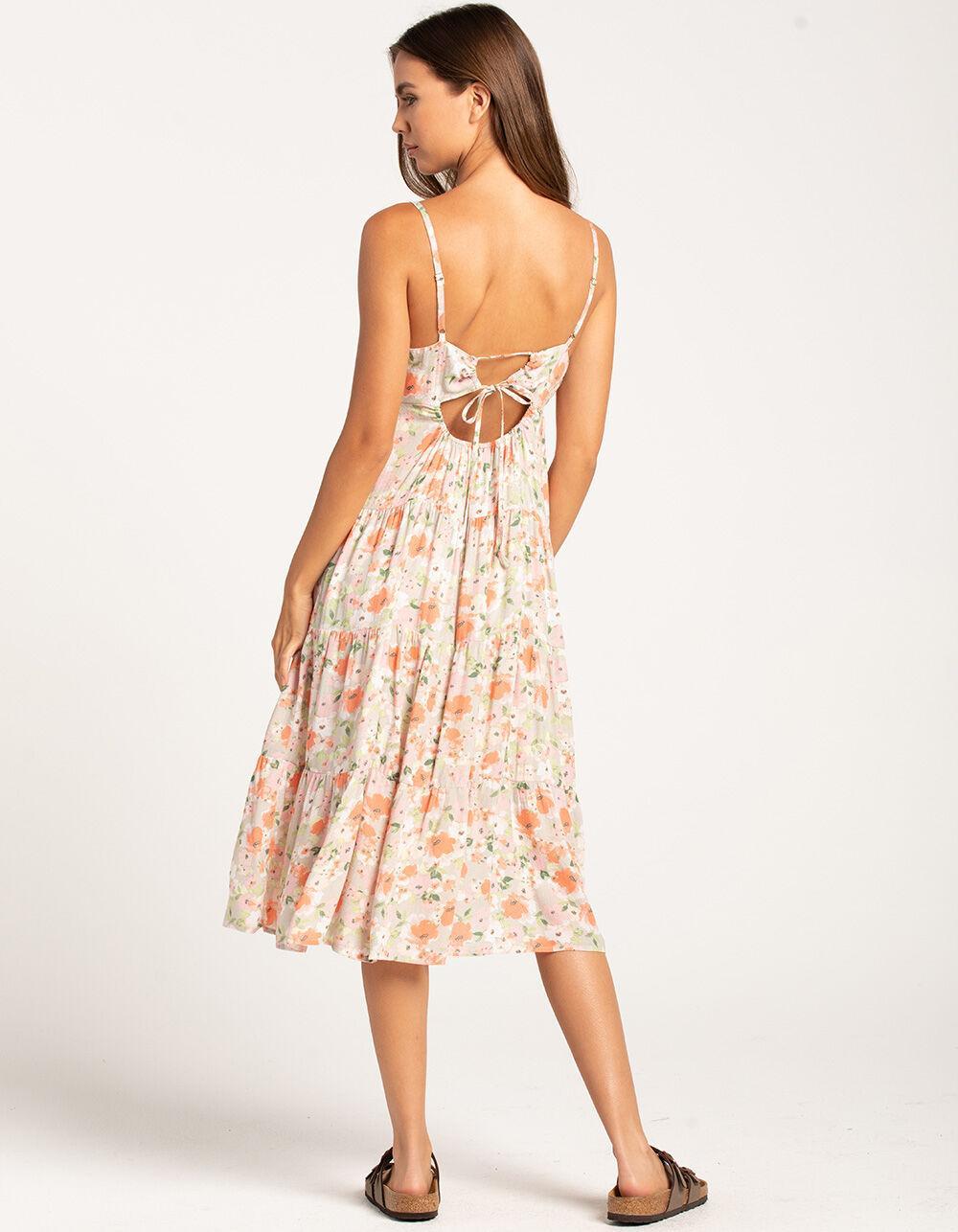 RSQ Womens Print Tier Midi Dress Product Image