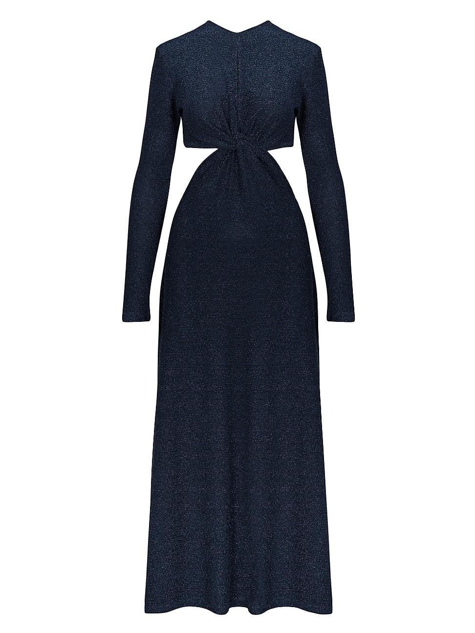 Womens Anouk Divine Dominion Metallic Jersey Ankle Dress Product Image